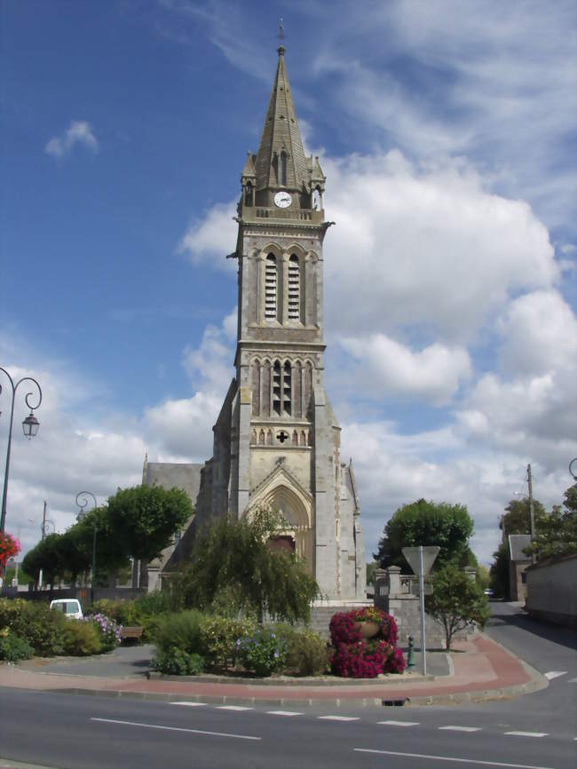 L'église Saint-Vigor - Bricqueville-sur-Mer (50290) - Manche
