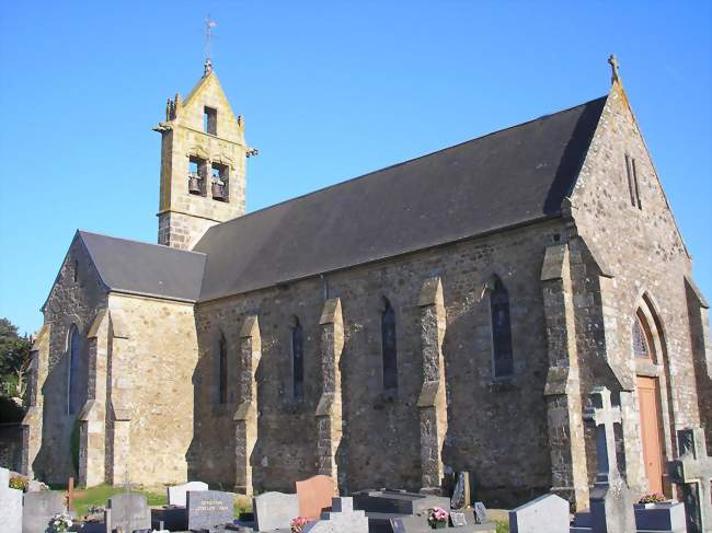 L'église Saint-Vigor - Champeaux (50530) - Manche