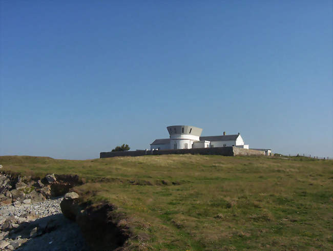 Sémaphore de Jardeheu, sur la pointe de Jardeheu, racheté par la commune en 2005 - Digulleville (50440) - Manche