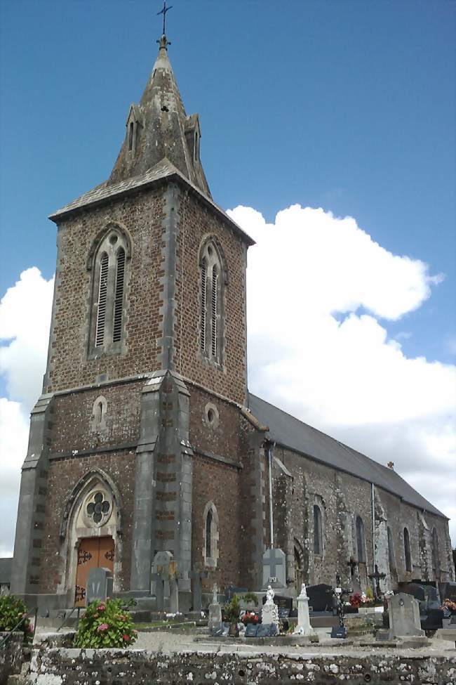 L'église Saint-Ouen - Lengronne (50450) - Manche