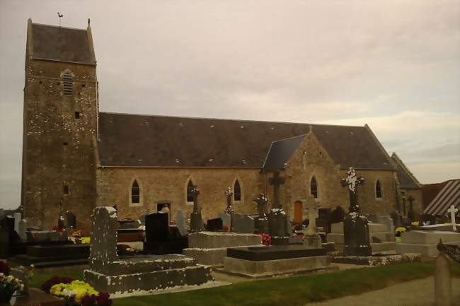 L'église - Les Moitiers-en-Bauptois (50360) - Manche