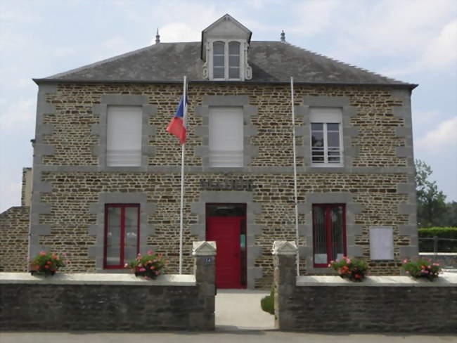 La mairie de Montanel - Montanel (50240) - Manche