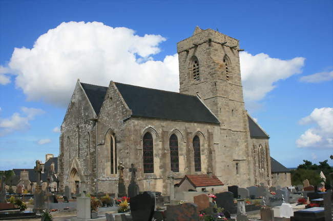 L'église Saint-Vigor - Quettehou (50630) - Manche