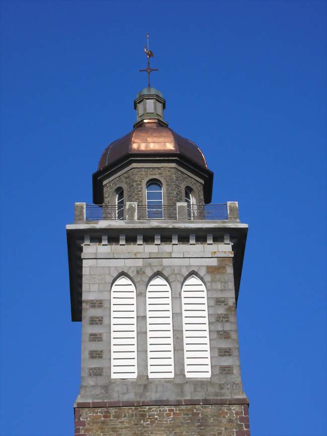Le clocher de l'église - Saint-Amand (50160) - Manche