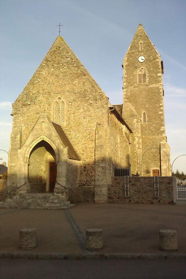 L'église Saint-Clair - Saint-Clair-sur-l'Elle (50680) - Manche