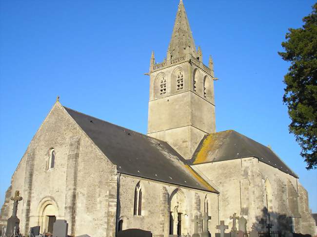 L'église Saint-Côme-et-Saint-Damien - Saint-Côme-du-Mont (50500) - Manche