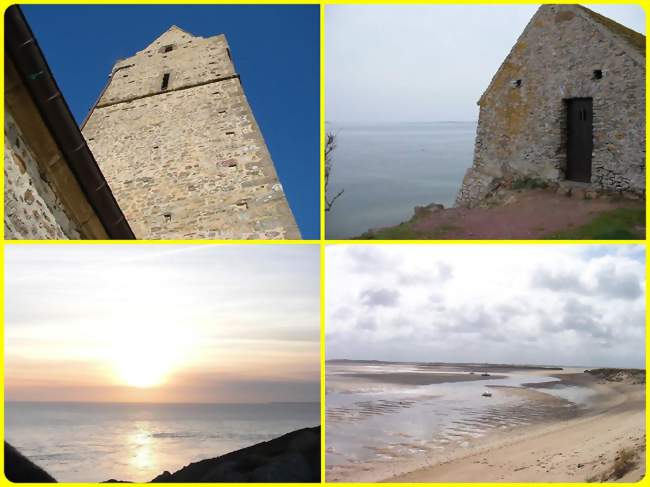 Un village de la côté des havres entre prés salés et mer situé face à l'archipel anglo-normand - Saint-Germain-sur-Ay (50430) - Manche