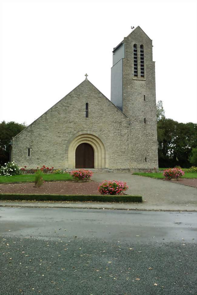 Église Saint-Sauveur - Saint-Sauveur-de-Pierrepont (50250) - Manche