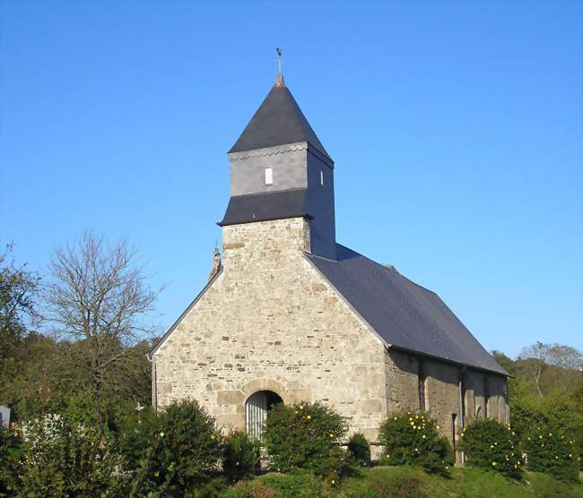 L'église Sainte-Eugienne - Tirepied (50870) - Manche
