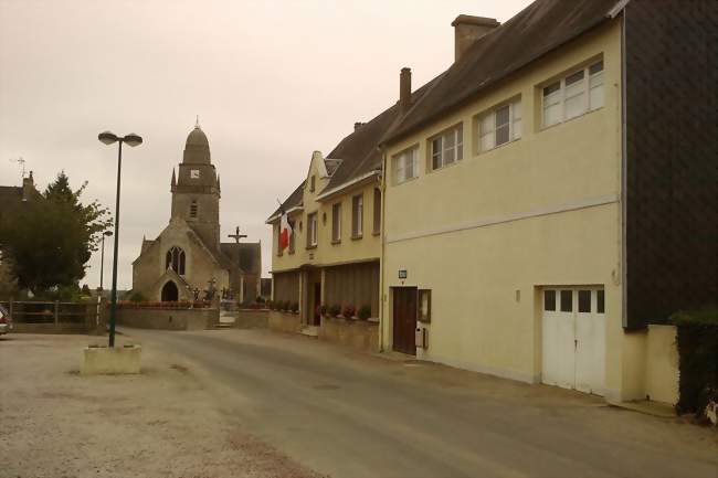 Mairie et église Saint-Martin - Les Veys (50500) - Manche