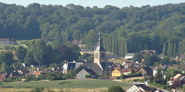 Vue d'ensemble de Saint Martin d'Ablois - Saint-Martin-d'Ablois (51530) - Marne