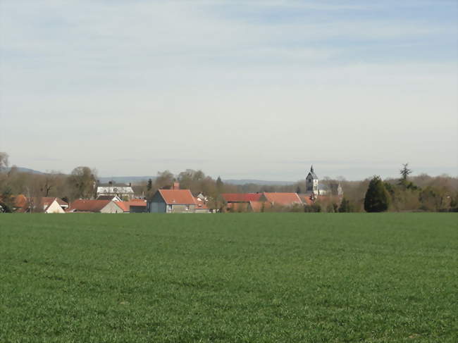 Vue d'Athis depuis le sud-ouest - Athis (51150) - Marne