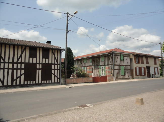 Des maisons à colombages dans le village - Blacy (51300) - Marne
