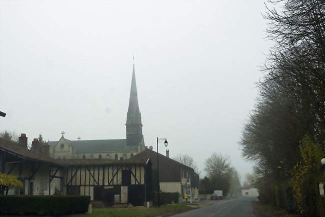 Mairie et église du village - Braux-Sainte-Cohière (51800) - Marne