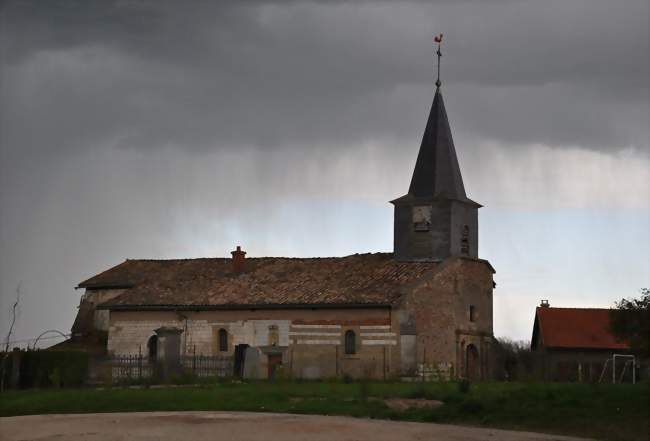 Église de Braux-Saint-Remy sous la pluie - Braux-Saint-Remy (51800) - Marne