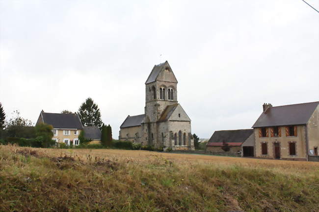 Vue de l'église Notre-Dame de Corribert - Corribert (51270) - Marne