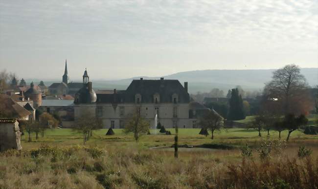 Vue du château et du village d'Étoges - Étoges (51270) - Marne