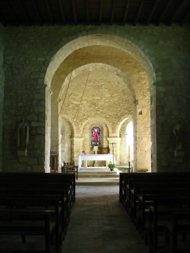 Chur et abside romanes de l'église Saint-Médard - Romigny (51170) - Marne