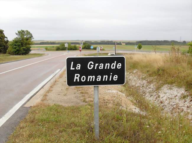 voie romaine au hameau de la Grande Romanie - Somme-Vesle (51460) - Marne