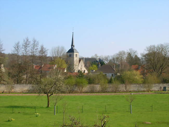 Arc-en-Barrois vu des Eleux - Arc-en-Barrois (52210) - Haute-Marne
