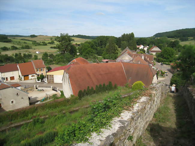 le village à flanc de colline - Baissey (52250) - Haute-Marne
