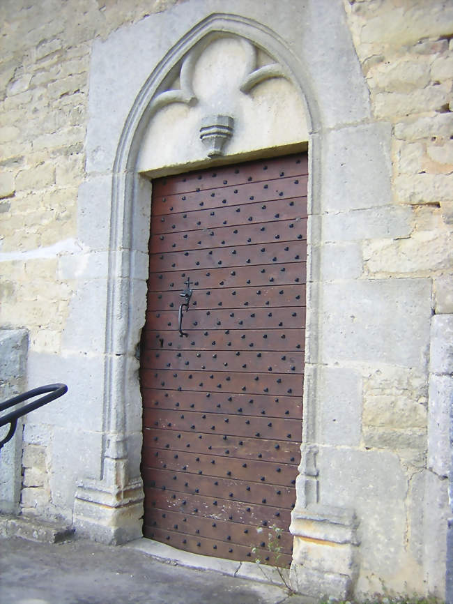 Porte médiévale de l'église de Bricon - Bricon (52120) - Haute-Marne