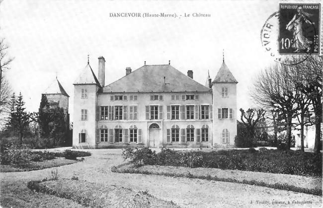 Carte postale ancienne du château - Dancevoir (52210) - Haute-Marne