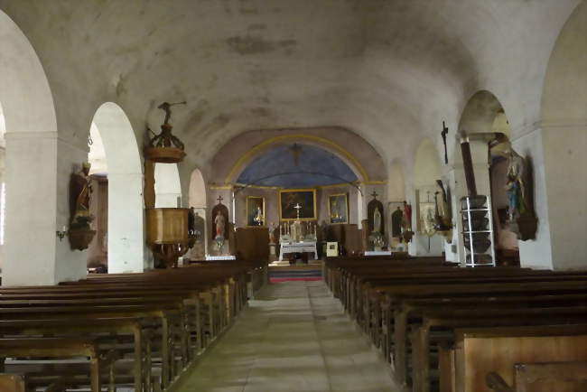 L'intérieur de l'église - Rimaucourt (52700) - Haute-Marne