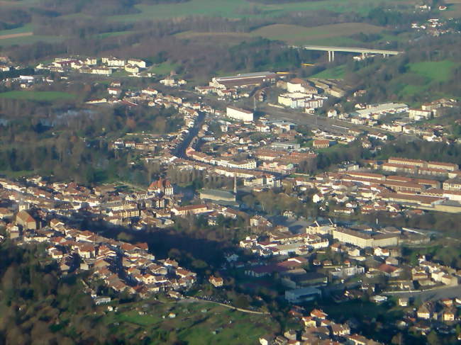 Vue aérienne de Baccarat - Baccarat (54120) - Meurthe-et-Moselle