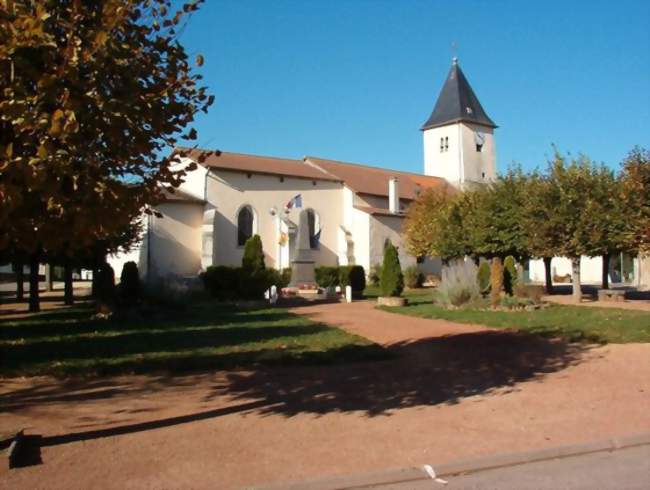 La place principale de Barisey - Barisey-au-Plain (54170) - Meurthe-et-Moselle