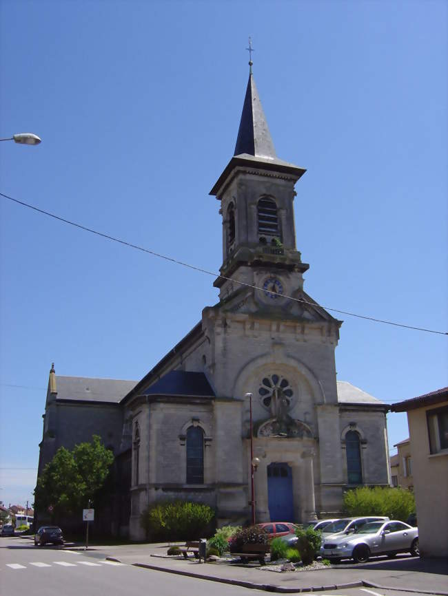 L'église Saint-Basle, rue Mathieu-de-Dombasle - Dombasle-sur-Meurthe (54110) - Meurthe-et-Moselle