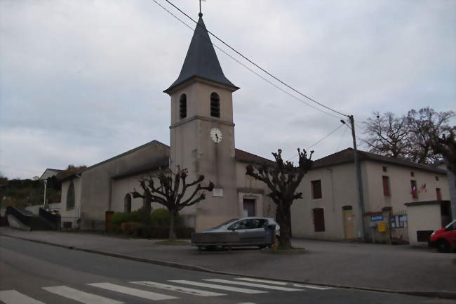 place de la mairie et de l'église - Fontenoy-sur-Moselle (54840) - Meurthe-et-Moselle