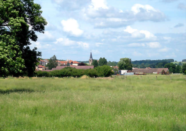 Vue générale, en venant de Fontenoy-la-Joûte - Glonville (54122) - Meurthe-et-Moselle