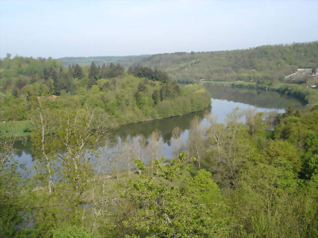 La Moselle vue depuis la ville haute - Liverdun (54460) - Meurthe-et-Moselle