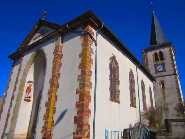 Église Saint-Aignan - Mont-sur-Meurthe (54360) - Meurthe-et-Moselle