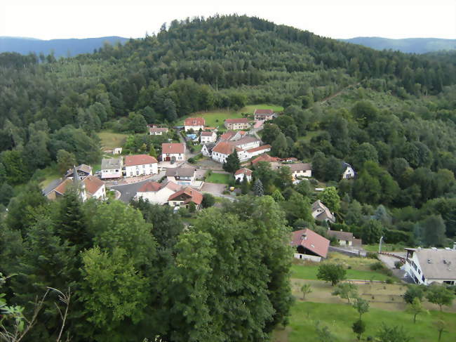 Le village vu depuis le château - Pierre-Percée (54540) - Meurthe-et-Moselle