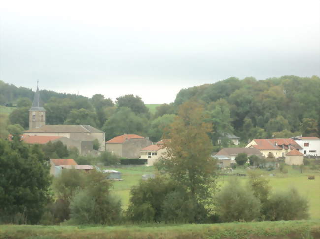 Tucquegnieux village, vue de la côte du haut d'Anoux - Tucquegnieux (54640) - Meurthe-et-Moselle