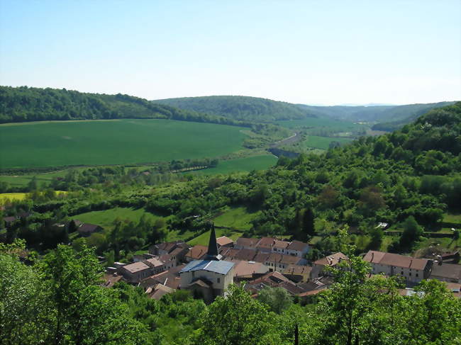 Waville vu de la Croix de Joyeuse - Waville (54890) - Meurthe-et-Moselle