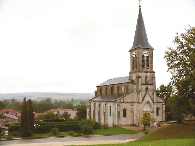 Dompcevrin, vue depuis le haut du village - Dompcevrin (55300) - Meuse