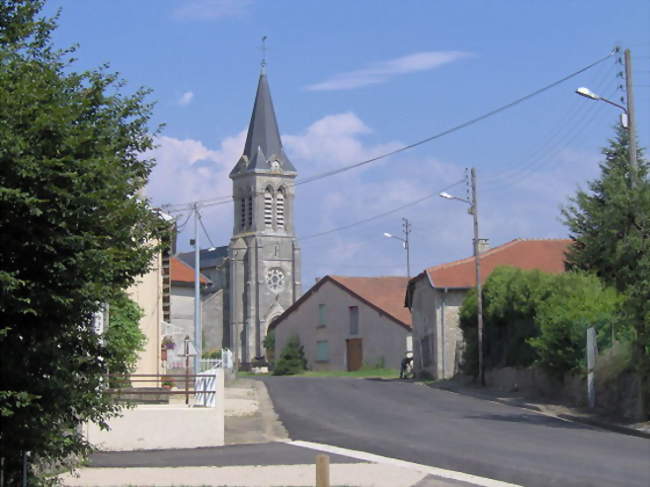 Vue de l'église - Fouchères-aux-Bois (55500) - Meuse