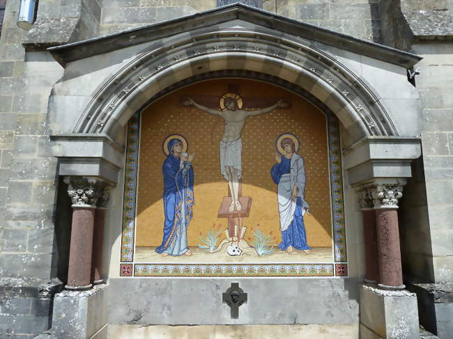 mosaïque de l'église Saint-André à Bussy-la-Côte - Val-d'Ornain (55000) - Meuse