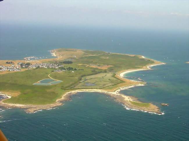 Hoëdic vue du ciel - Hdic (56170) - Morbihan