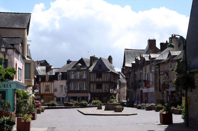 La place du Bouffay - Malestroit (56140) - Morbihan
