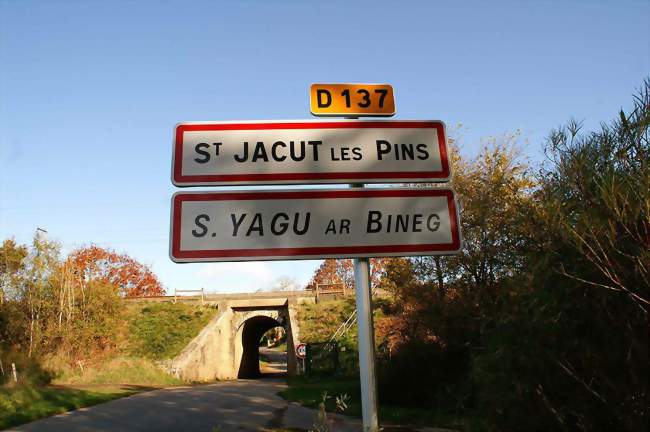 Entrée du bourg - Saint-Jacut-les-Pins (56220) - Morbihan