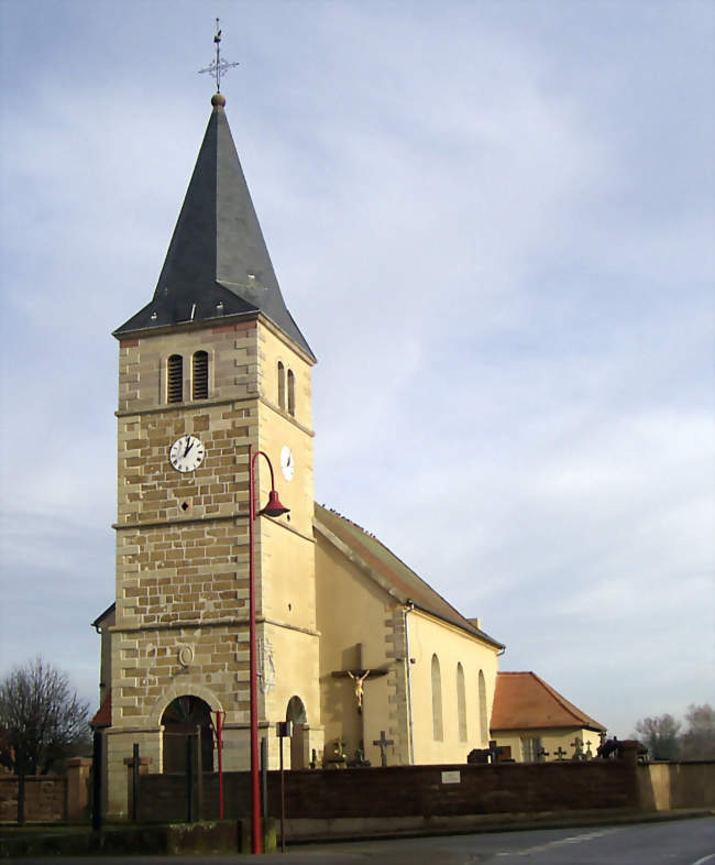 Léglise Sainte-Barbe de Biding - Biding (57660) - Moselle