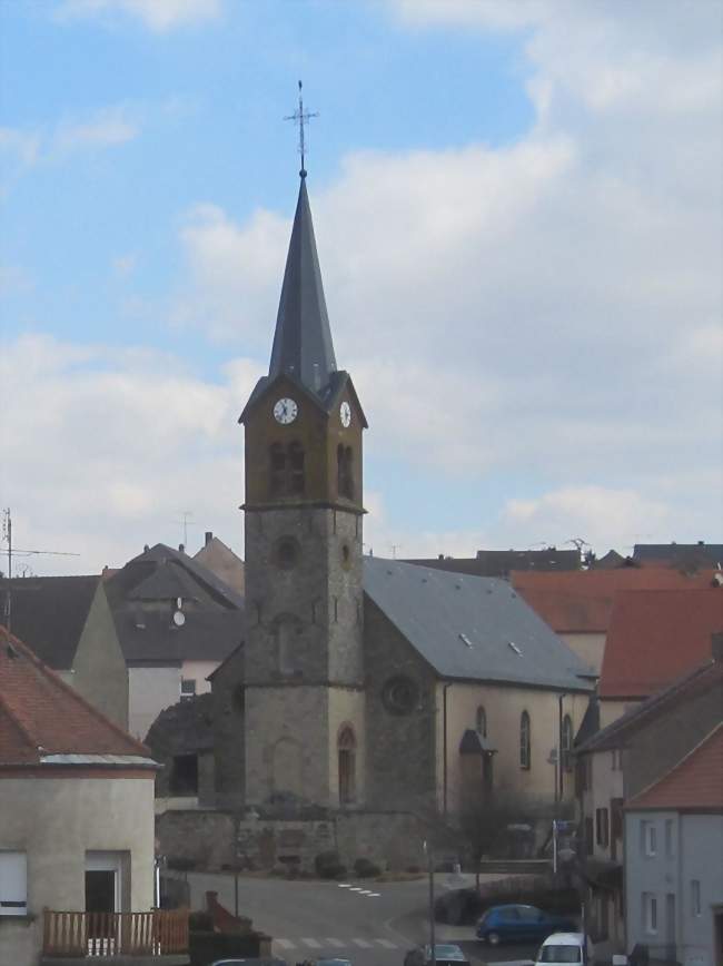 L'église de la Nativité-de-la-Vierge - Etting (57412) - Moselle