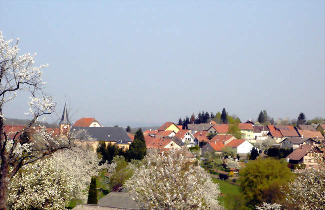 Vue de Garrebourg - Garrebourg (57820) - Moselle