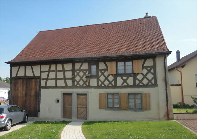 La maison Bonert en pans de bois (1716) - Hellimer (57660) - Moselle