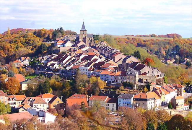 Le quartier du Vieux-Hombourg (vue d'ensemble) - Hombourg-Haut (57470) - Moselle