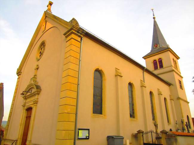 Église paroissiale néo-romane Saint-Michel - Inglange (57970) - Moselle